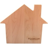 Custom House Shaped Wood Cutting Board