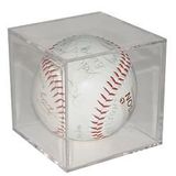 Custom Softball Acrylic cube display case