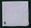 13" Ladies White Handkerchief With Large Butterfly Border, Price/piece