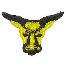 Custom Animal Embroidered Applique - Bull