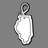 Custom Illinois State Bag Tag