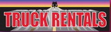 Blank 10' Multi-Colored Vinyl Message Banner (Truck Rentals)