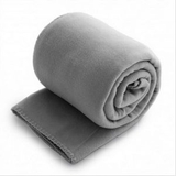 Blank Fleece Throw Blanket - Heather Gray (Overseas) (50