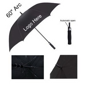 Custom 60'' Arc Auto Open Golf Umbrella