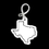 Custom Texas State Bag Tag, Price/piece