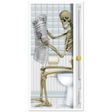 Custom Skeleton Restroom Door Cover, 30