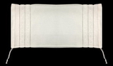 Blank 6"x15" Linen Neck Roll Cover w/Swiss Dots