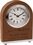 Custom 5.5" Dark Brown Leatherette Arch Desk Clock, Price/piece