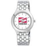 Ladies' Elegant Silver Bracelet Watch With Date