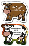 Custom TuffMag Stock Cow Shaped Magnet (2.63