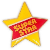 Blank Super Star Lapel Pin, 1