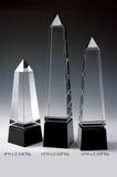 Custom Eminence Obelisk Optical Crystal Award Trophy., 10