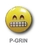 Blank Emoji Grin Pins, .75" Diameter, Price/piece