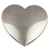 Blank Silver Heart Lapel Pin, 3/4" L, Price/piece