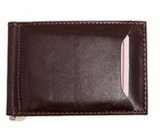 Custom Money Clip Wallet Series 068-Brown, 4.50