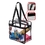 Custom NFL approved Clear Stadium Tote, 12" W x 12" H x 6" D, Price/piece