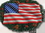 Custom 3D Gallery Print Collection Mini Ornament (American Flag/ Wreath), 1.875" Diameter, Price/piece