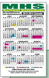 Custom Squared Corners At-A-Glance School Calendar Magnet 3 1/2