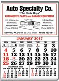 Custom 3 Months in View Half Apron Calendar - Thru 5/31/12