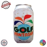 Custom Premium Full Color Dye Sublimation Collapsible Foam Golf Ball Worn Coolie, 1/8