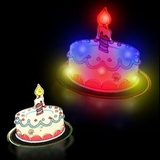 Blank Flashing Birthday Cake Blinky
