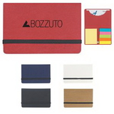 Custom Sticky Notes And Flags In Business Card Case, 4 1/8