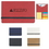 Custom Sticky Notes And Flags In Business Card Case, 4 1/8" W x 2 3/4" H, Price/piece