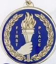 Custom TM Academic Medal Series w/ 1st Place Mylar Insert