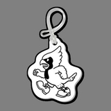 Custom Bird (Cardinal Mascot) Bag Tag