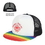 Custom Rainbow Trucker Cap, Price/piece