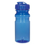 Custom 20 Oz. Poly-Clear Fitness Bottle With Super Sipper Lid, 7 1/2