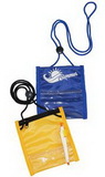 Custom Neck Wallet W/ Top Zipper And Adjustable Cord, 6