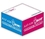 Custom Ad Cubes Memo Note Pad W/ 2 Colors & 1 Side (3.375"X3.375"X3.375"), Price/piece