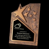 Custom Ruddington Gold Star Award (6 3/4
