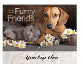 Custom Furry Friends Wall Calendar, 11