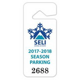 Custom Rear View Mirror Parking Tag (2.875