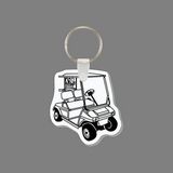 Custom Key Ring & Punch Tag - Golf Cart