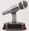 Custom 6 1/2" Resin Microphone Award, Price/piece