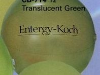 Custom Translucent Green Beachballs / 12"