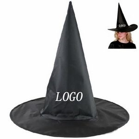 Witch Hat & Custom-Made Halloween Cosplay Gift, 7 1/2" Diameter x 14 7/8" H
