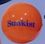 Custom Inflatable Solid Color Beachballs / 9" - Orange, Price/piece