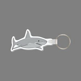 Custom Key Ring & Punch Tag - Shark Tag W/ Tab