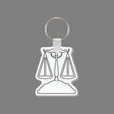 Custom Key Ring & Punch Tag - Scales Of Justice