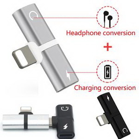 Custom Charging Two-In-One Adapter, 1 1/6" L x 3/4" W