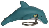 Custom Dolphin Squeezies Stress Reliever Keyring