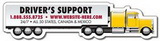 Custom Stock 25 Mil. Semi Truck & Trailer Magnet (6 5/8