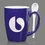 Custom WGG! Winfield Mug & Spoon - 15oz Purple, Price/piece