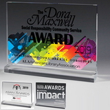 Custom Mini Billboard Acrylic Award - Laser Engraved (7