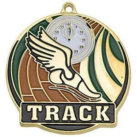 Custom 2" High Tech Medallion Track In Gold