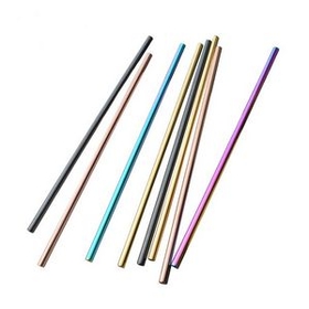 Custom Metal Straws/Silver Straws/Stainless steel Straws,FREE SHIPPING!, 8.5" L x 1.25" W